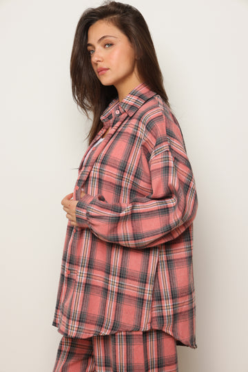 חולצת ולנסיה משבצות