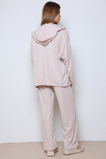 חליפת גרסון וופל פסים 3 חלקים