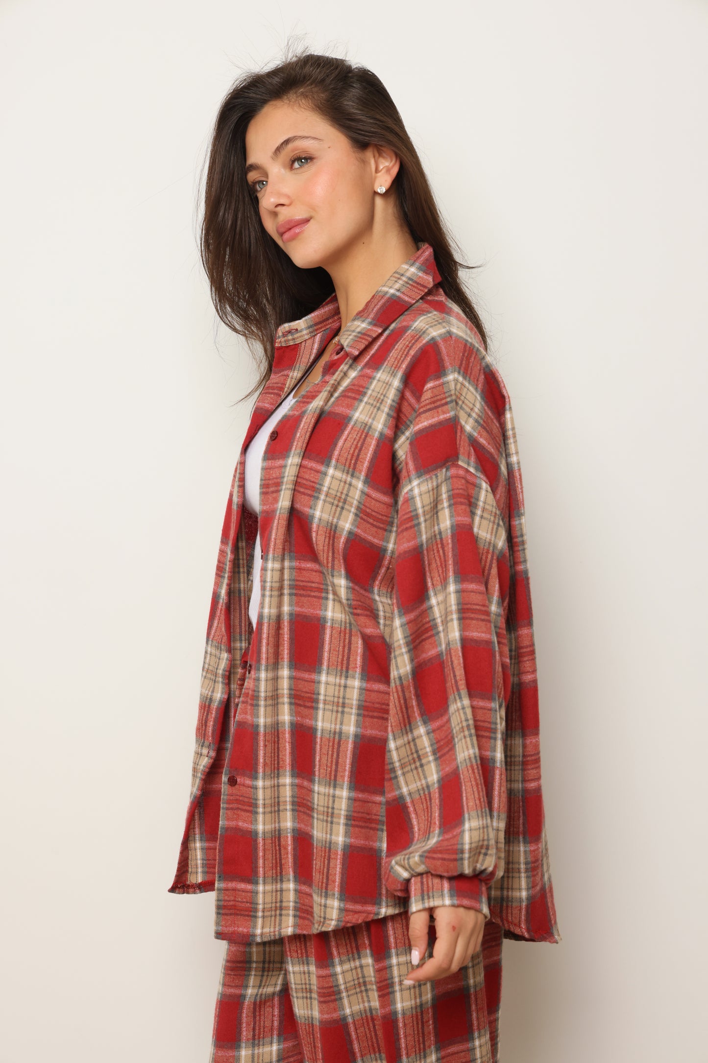 חולצת ולנסיה משבצות