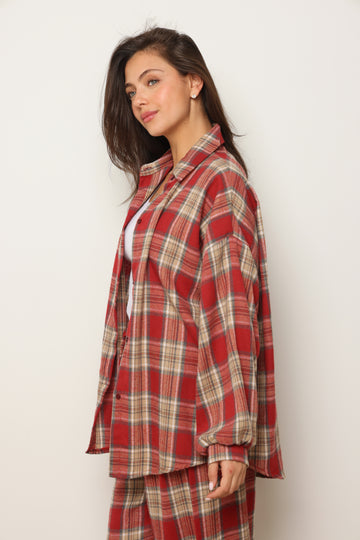 חולצת ולנסיה משבצות