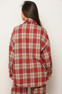 חולצת ולנסיה משבצות