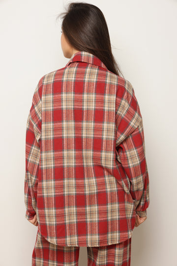 חולצת ולנסיה משבצות