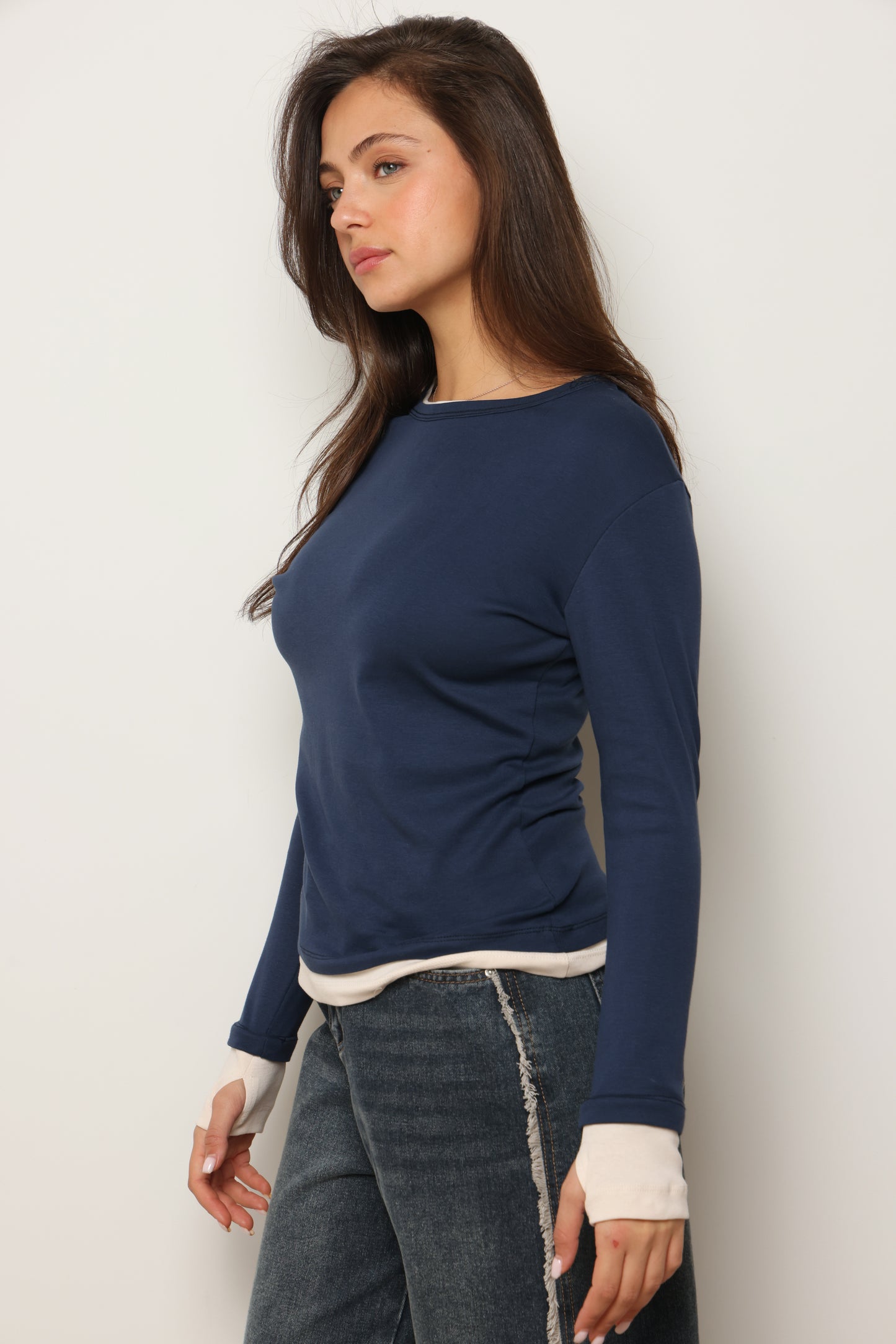 חולצת מרין כפפה