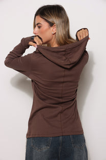 חולצת קפוצ'ון מכופתרת פיינריב