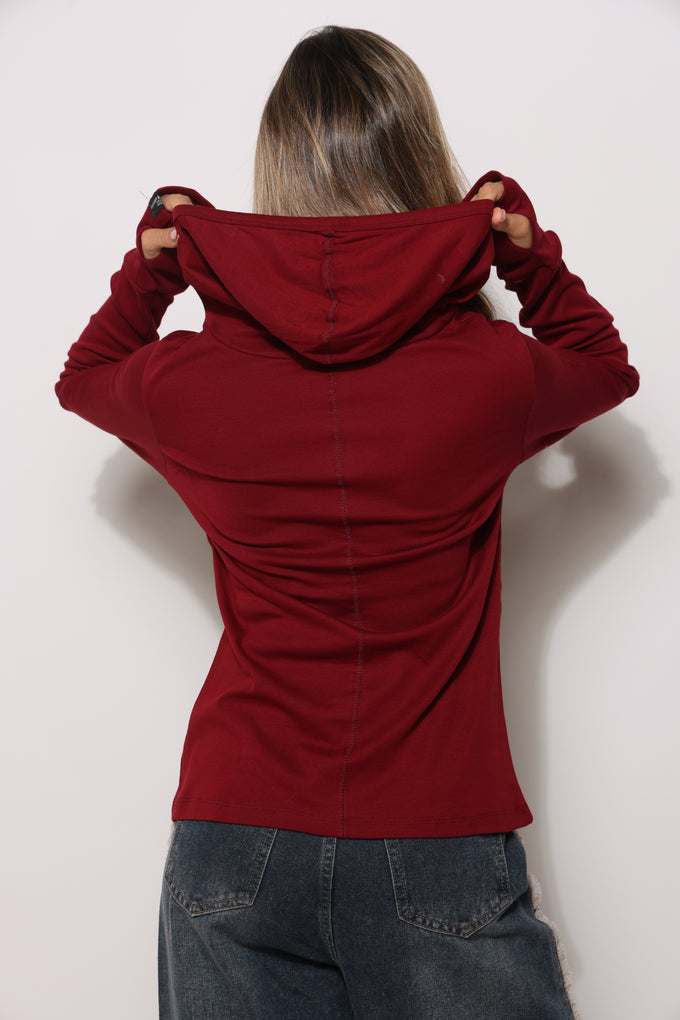 חולצת קפוצ'ון מכופתרת פיינריב