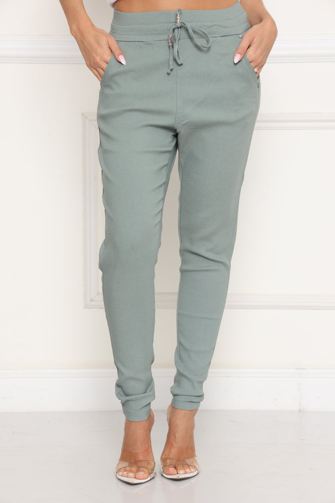 מכנסי דריל שרוך