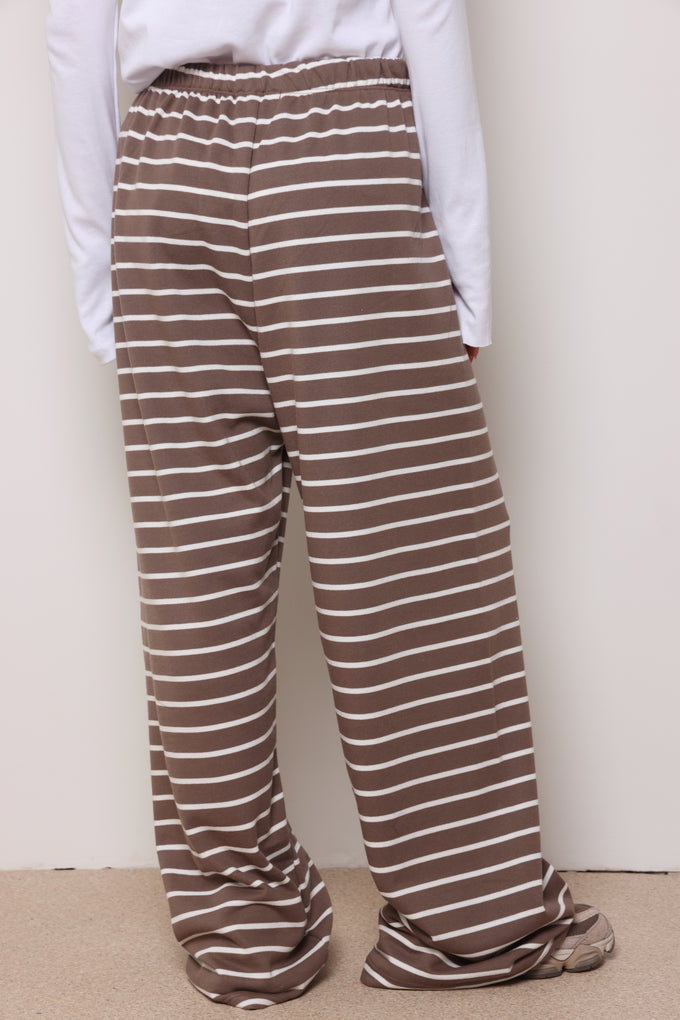 מכנסי פרנצ'טרי פסים מתרחבים