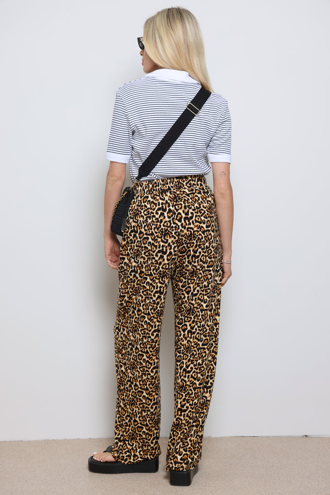 מכנסי ויסקוזה מנומרים מינדי