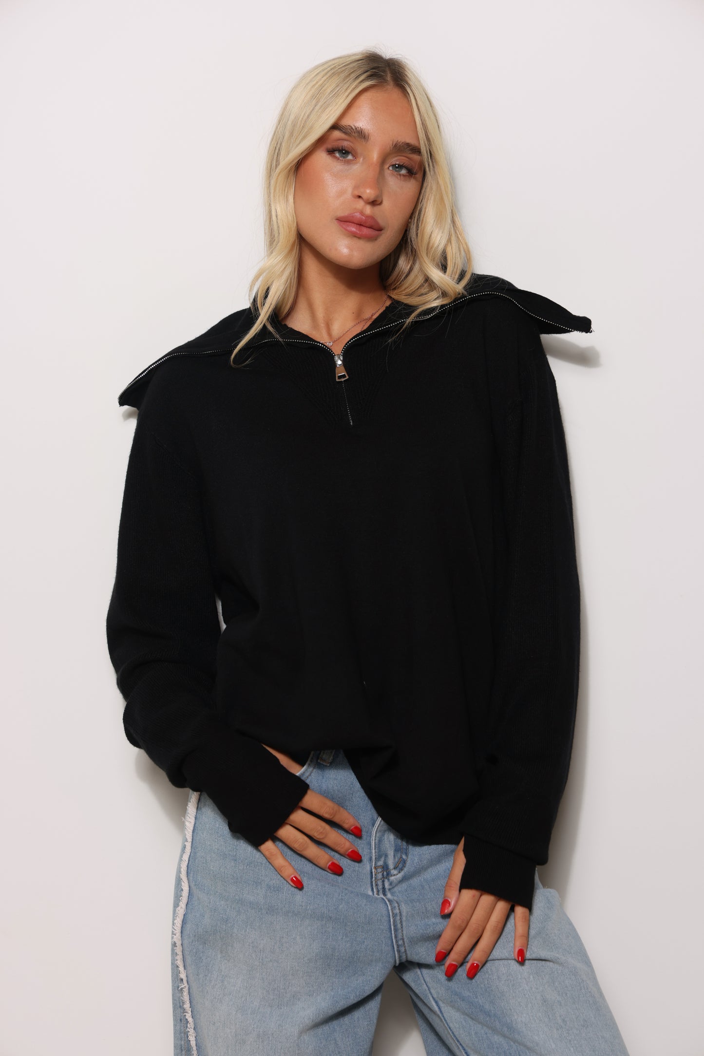 סריג רוכסן כפפה