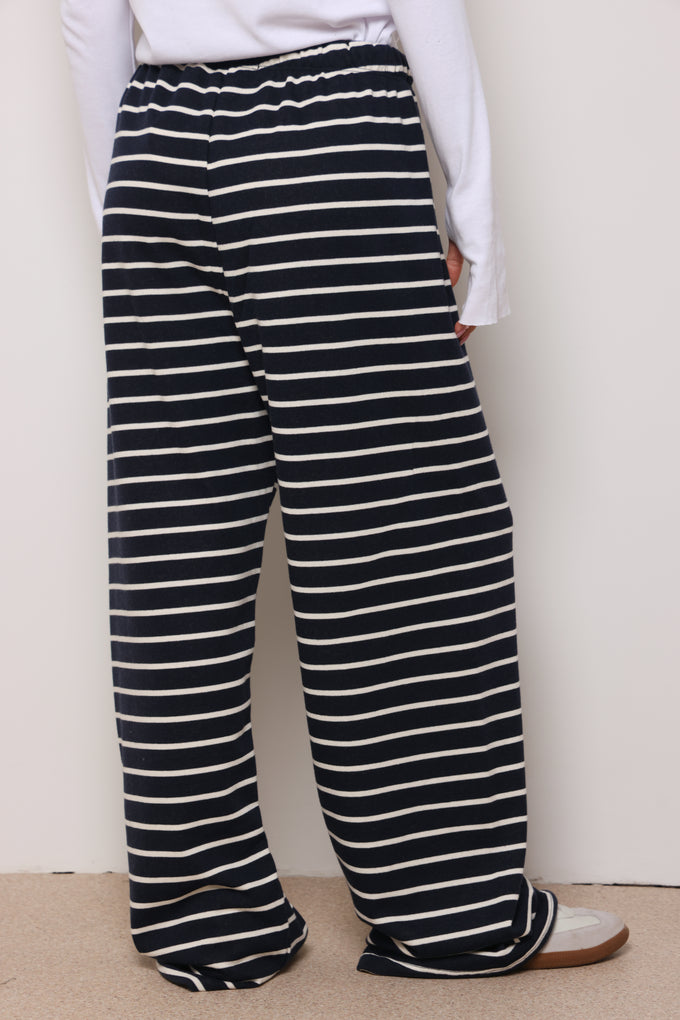 מכנסי פרנצ'טרי פסים מתרחבים