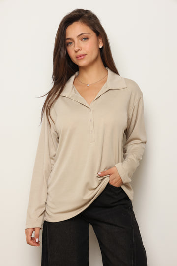 טוניקת מודאל עטלף צווארון