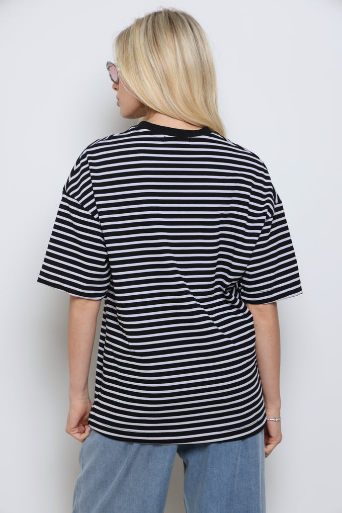 טי-שרט אוברסייז פסים