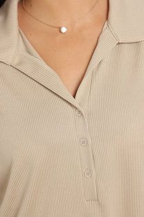 טוניקת מודאל עטלף צווארון