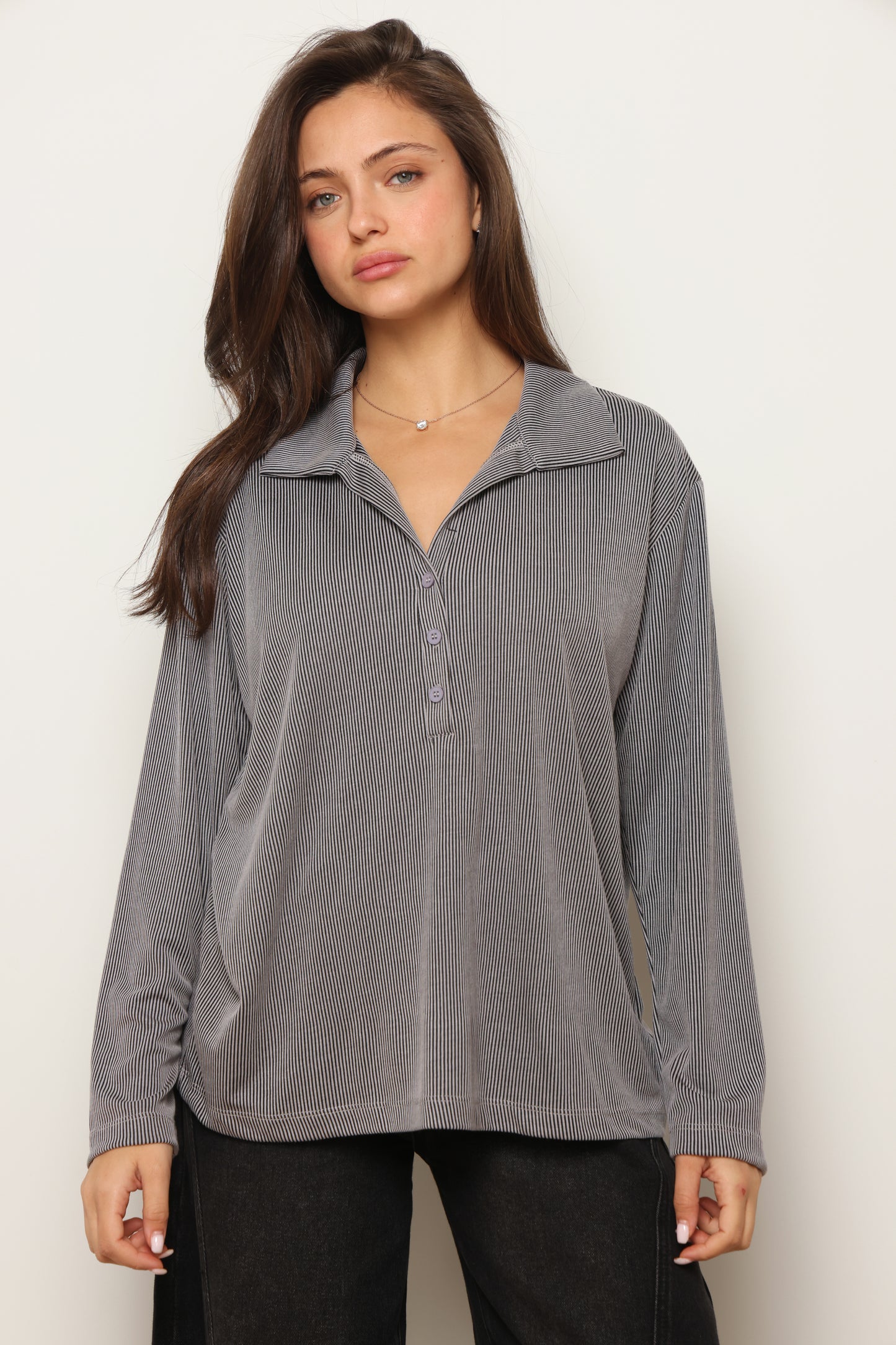 טוניקת מודאל עטלף צווארון