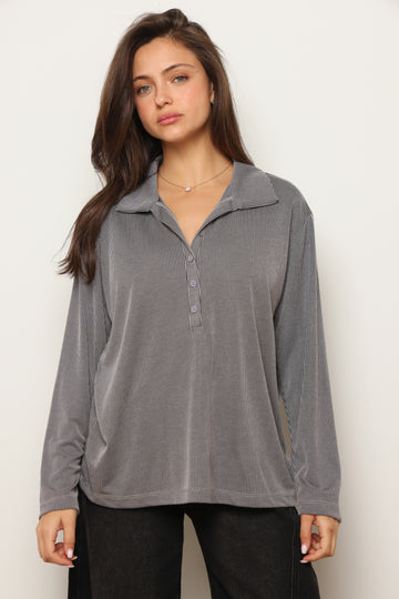 טוניקת מודאל עטלף צווארון