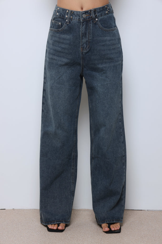 ג'ינס קרסים מתרחב חלק