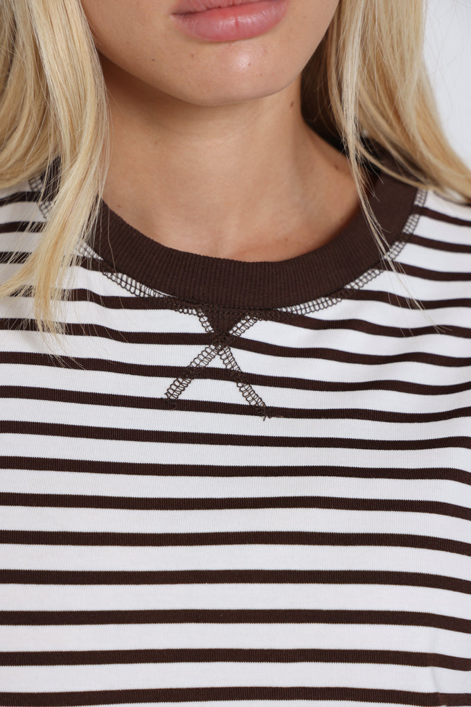 טי-שרט אוברסייז פסים