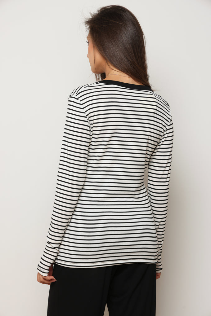 חולצת דייגו פסים כפפה