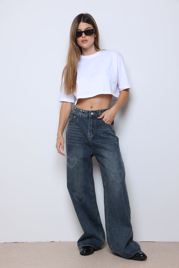 ג'ינס רוקו כחול כהה