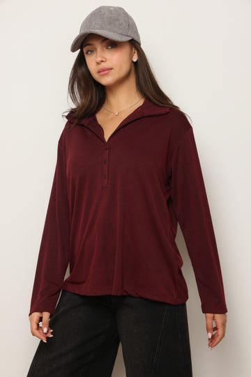 טוניקת מודאל עטלף צווארון