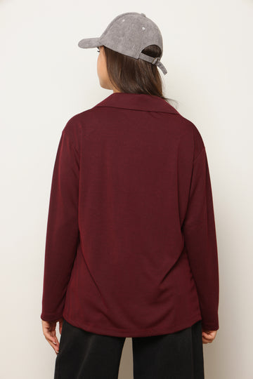 טוניקת מודאל עטלף צווארון