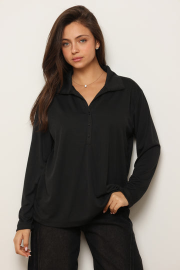 טוניקת מודאל עטלף צווארון