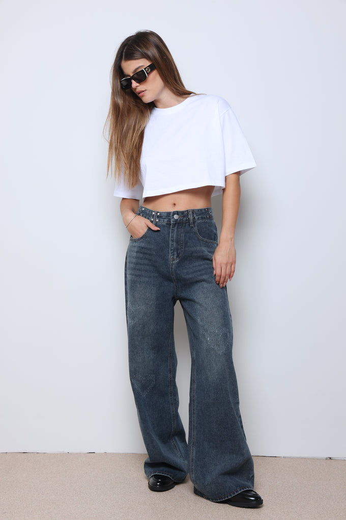 ג'ינס רוקו כחול כהה