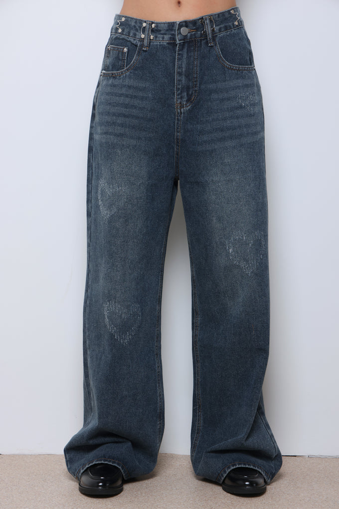 ג'ינס רוקו כחול כהה