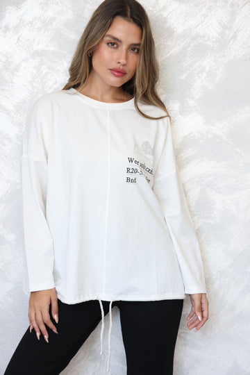 טוניקת ניקי לב אבנים שרוך