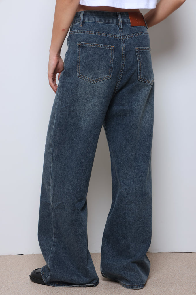 ג'ינס רוקו כחול כהה