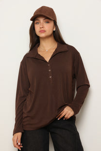 טוניקת מודאל עטלף צווארון