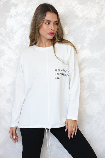 טוניקת ניקי לב אבנים שרוך