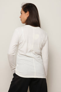 חולצת וי כפפה ריב