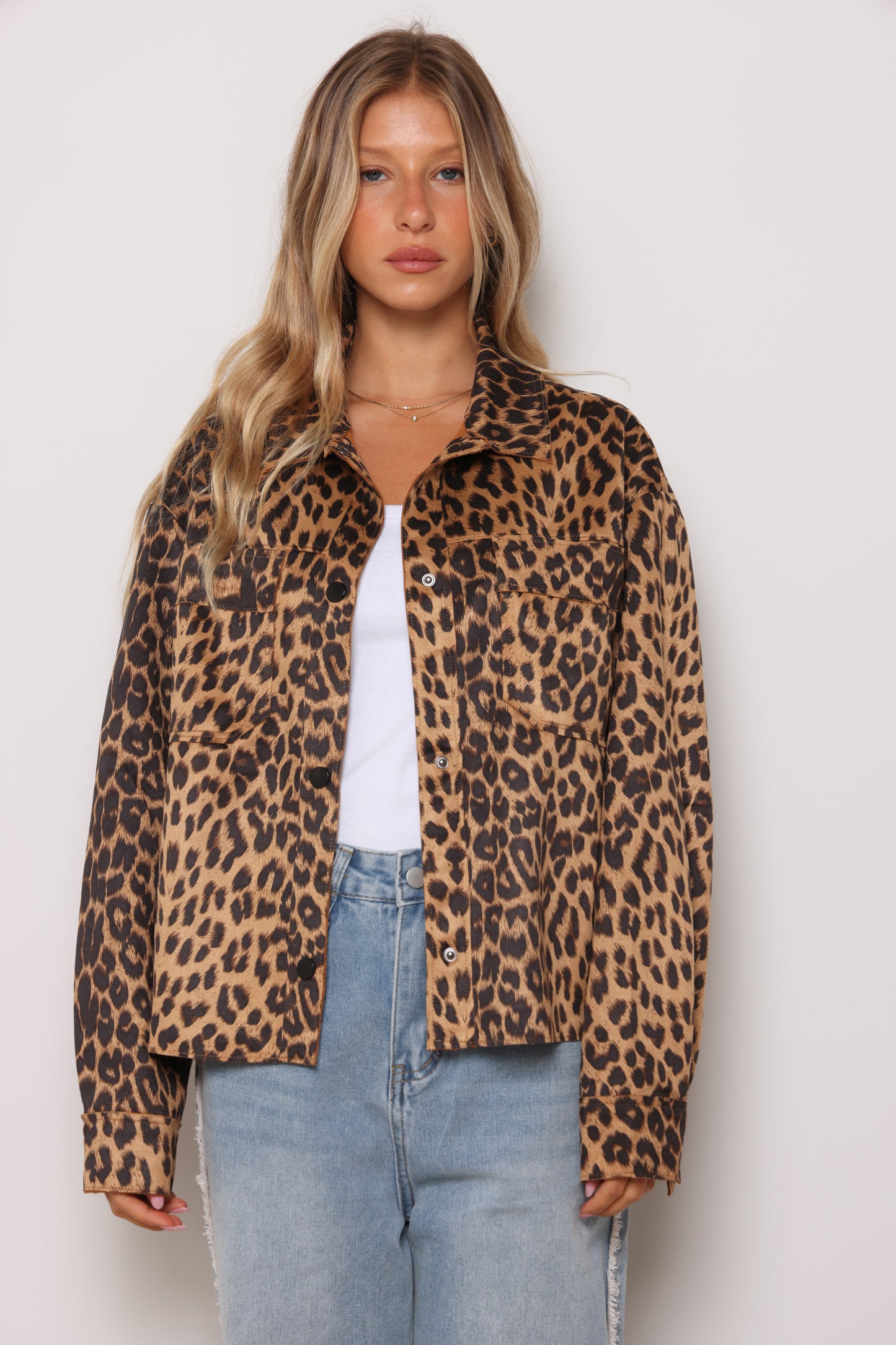 ג'קט ליאופרד זמש