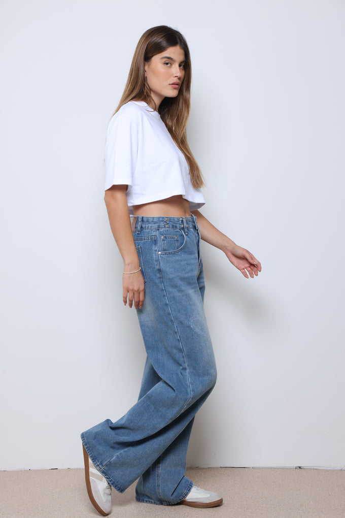 ג'ינס רוקו כחול בהיר