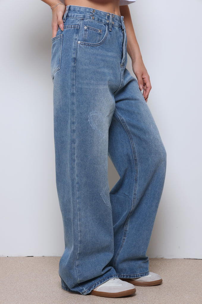 ג'ינס רוקו כחול בהיר