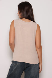 גופיית סריג יהלומים