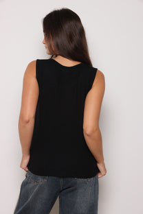 גופיית סריג יהלומים