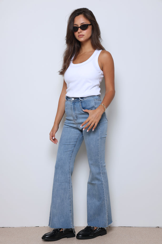 ג'ינס פדלפון כחול