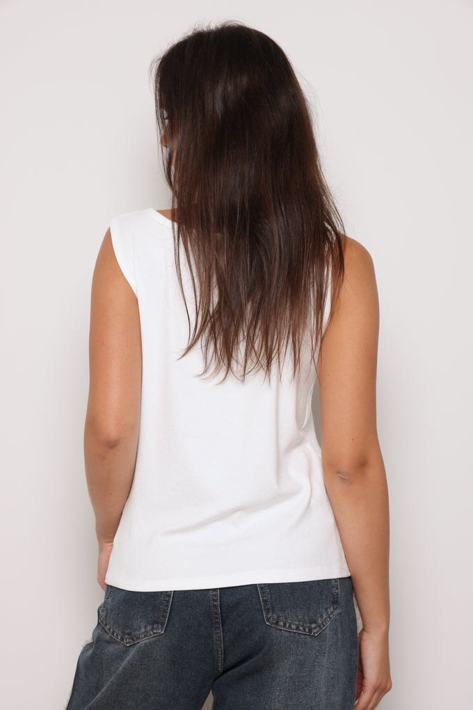 גופיית סריג יהלומים