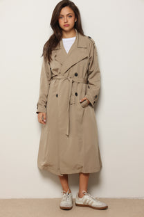 מעיל טרנץ׳ קנבס