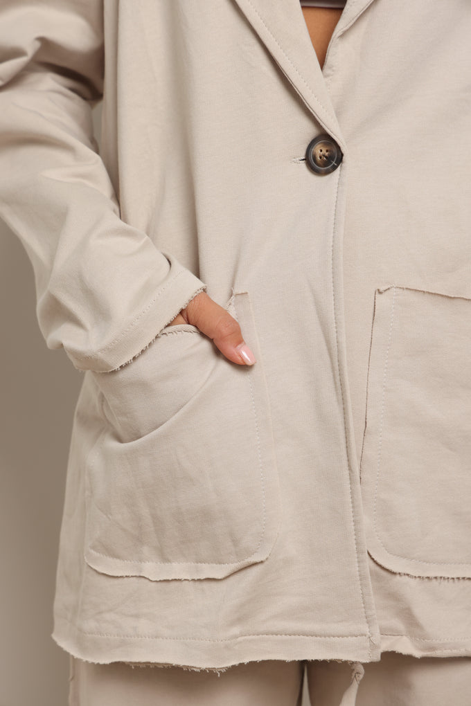 חליפת פרנץ' טרי בלייזר