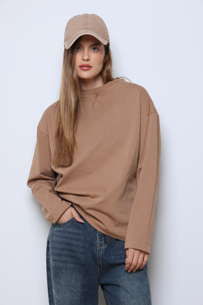 טי-שירט אוברסייז ש.ארוך