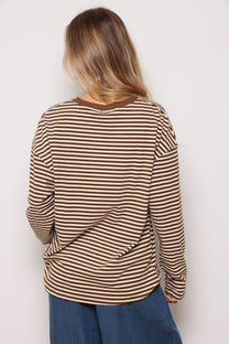 סווטשירט פסים כפפה