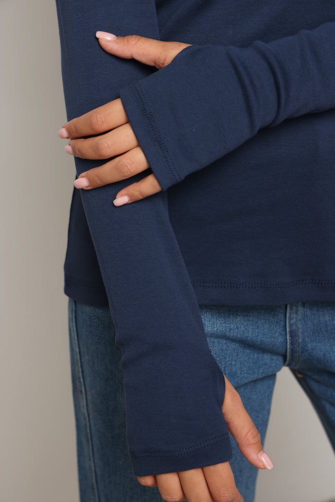 חולצת וי כפפה פיינריב