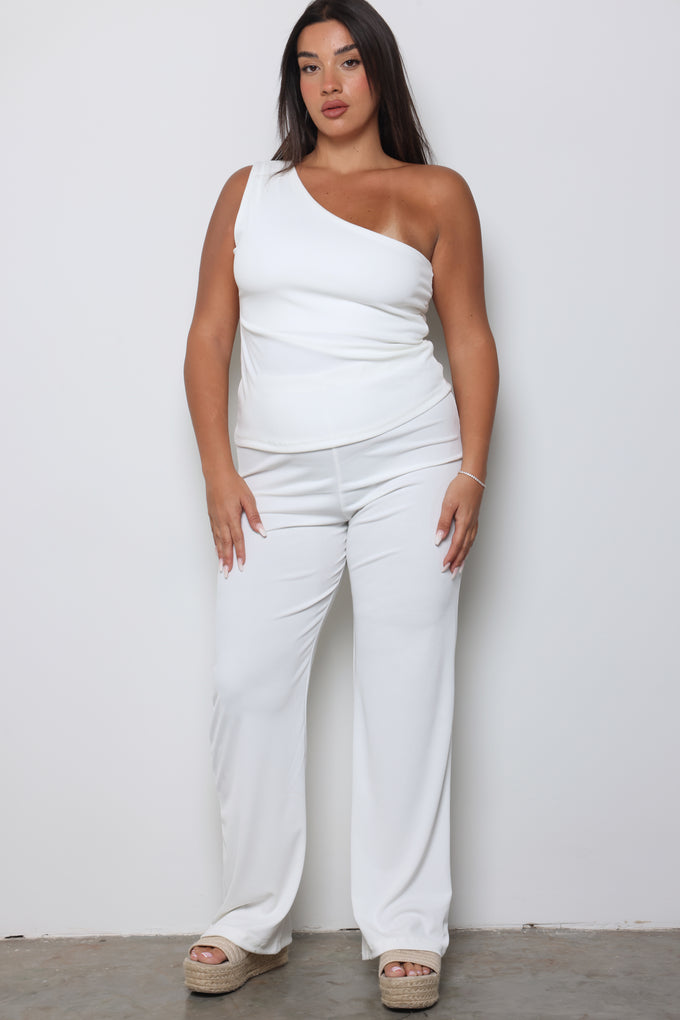 חליפת קריסטין כתף אחת