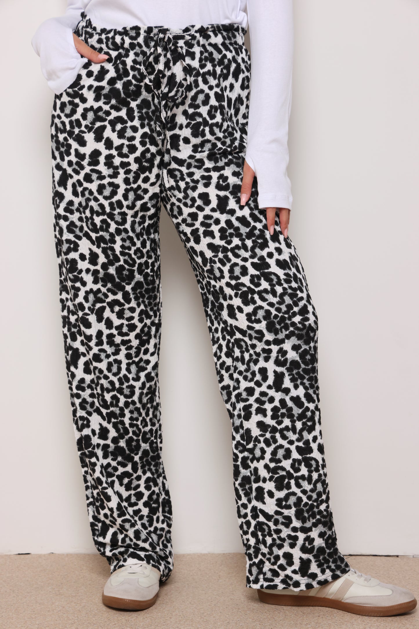 מכנסי סיינה מנומרים