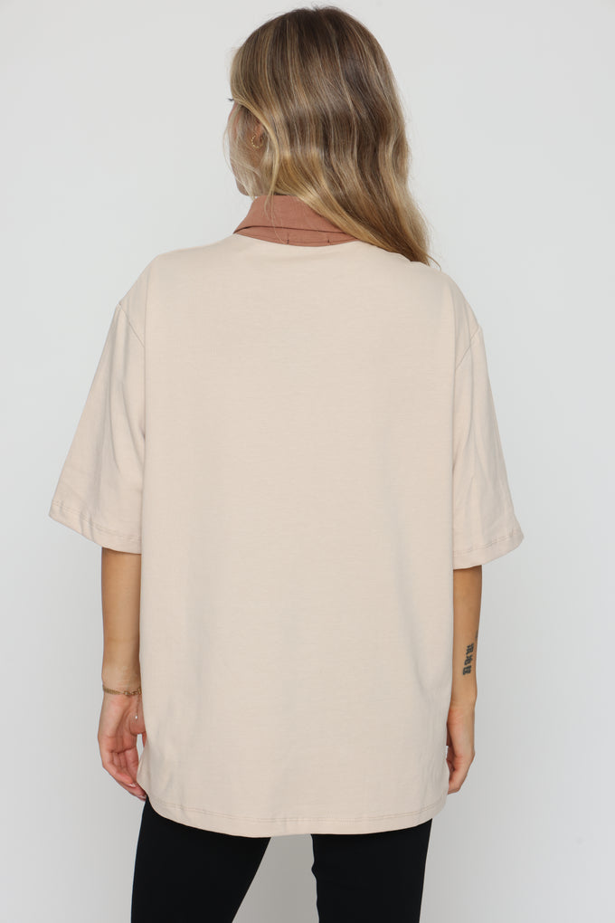 חולצת פולו אוברסייז מרגו