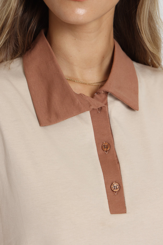 חולצת פולו אוברסייז מרגו