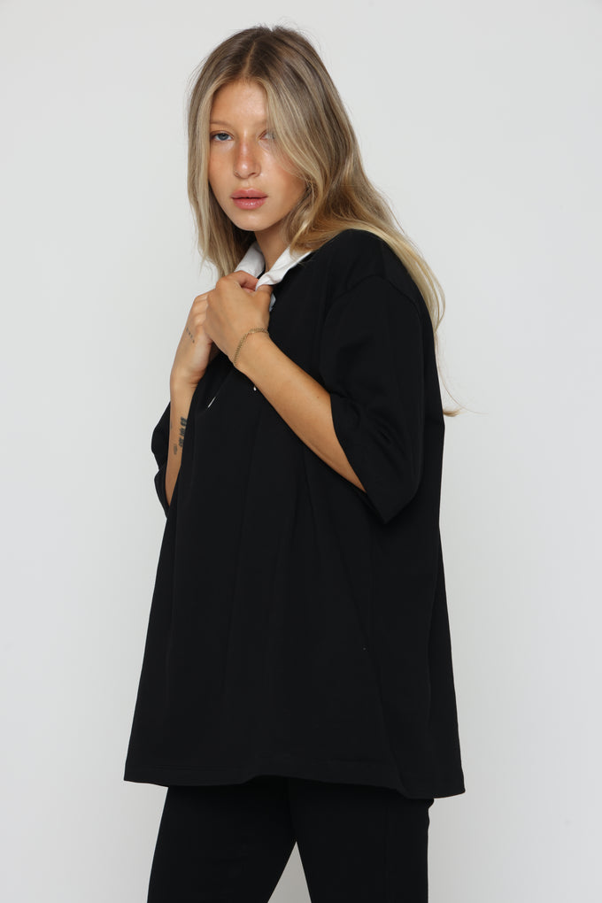 חולצת פולו אוברסייז מרגו